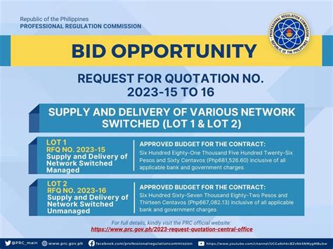 Bid Opportunities .